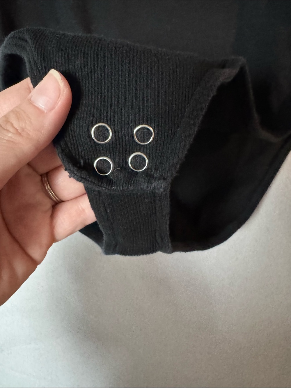 Agolde Black Ribbed Tank Bodysuit - Picture 4 of 9